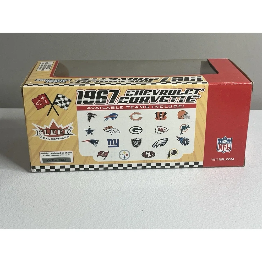 NFL 1967 Chevy Corvette Team Collectible Car Tn Titans 1:24 Tennessee Limited Ed - Picture 8 of 10